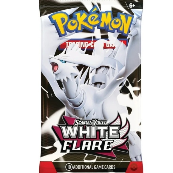 Pokemon Scarlet & Violet White Flare Tech Sticker Collection - Picture 3 of 4